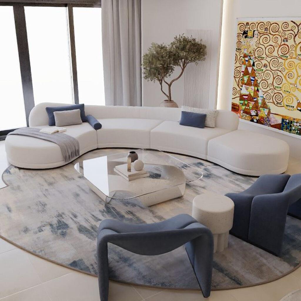 راهنمای انتخاب بهترین مبل برای پذیرایی بزرگ