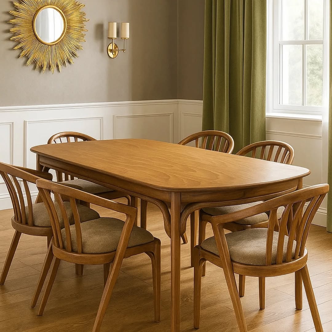  میز نهارخوری شش نفره ارزان دیوار